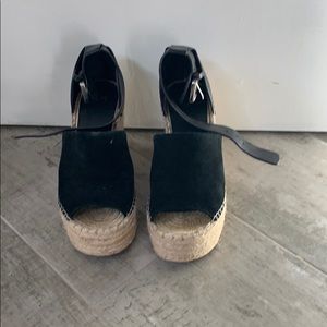 Marc Fisher suede platform sandal